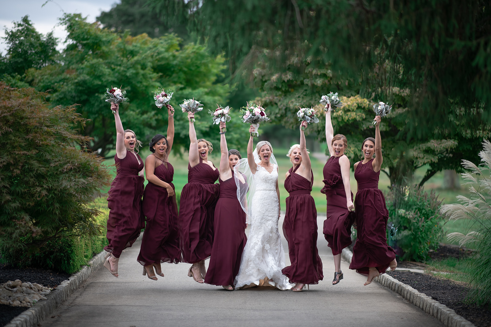 Bridesmaids wedding photo NJ