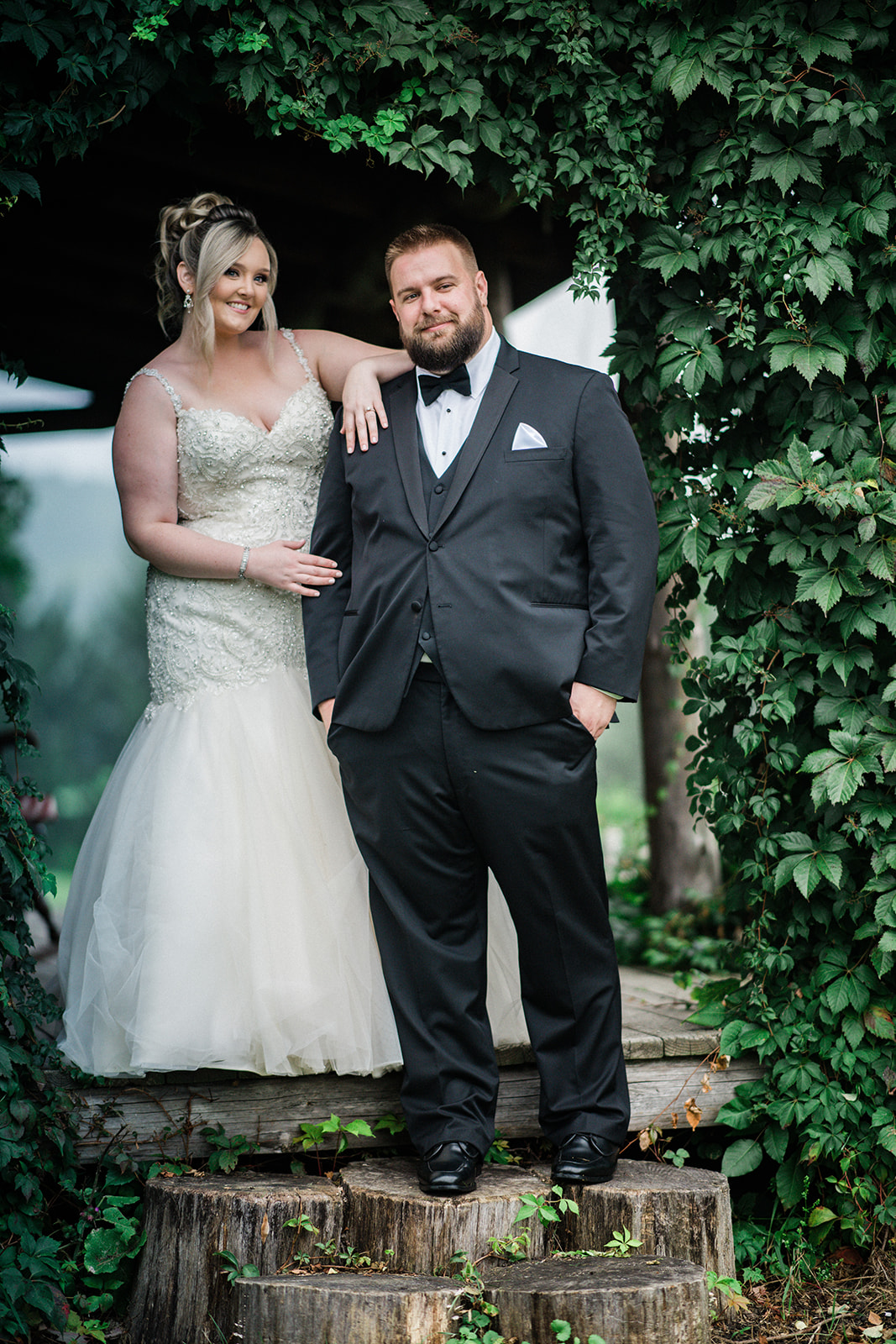 Outdoor bridal portrait Sussex County NJ