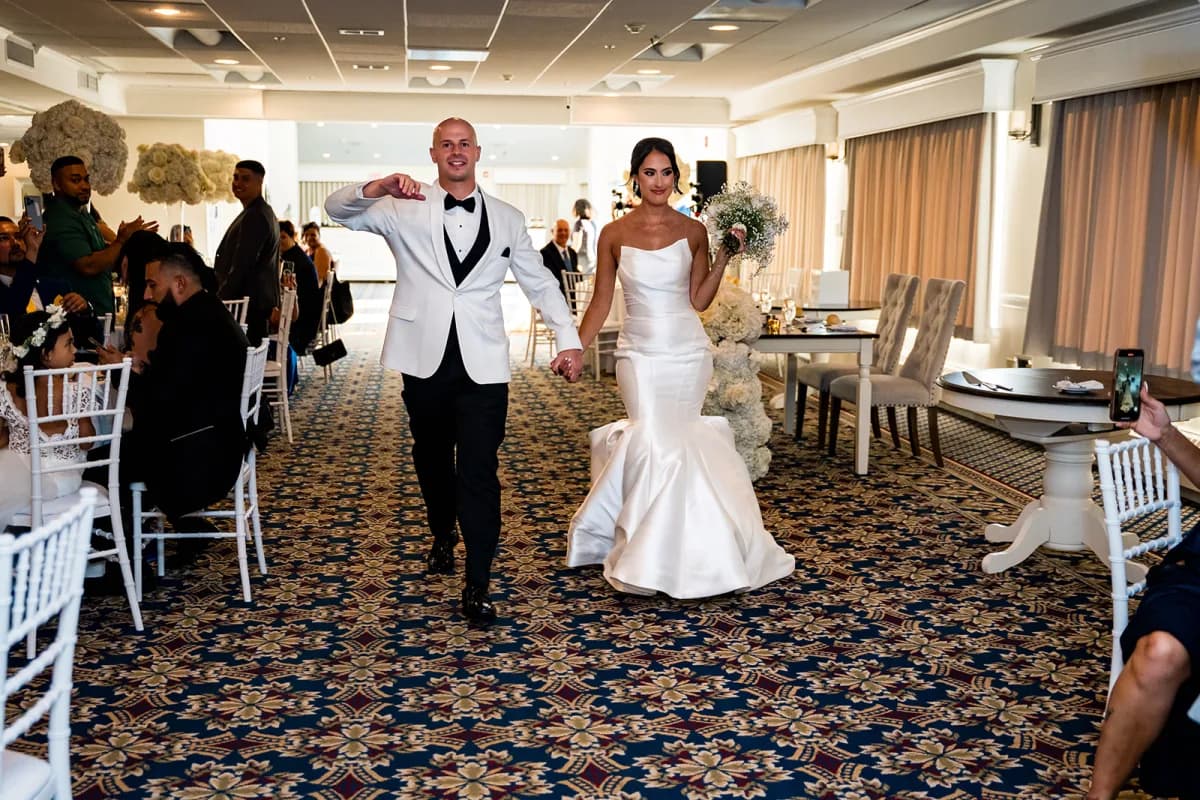 Grand entrance into the ballroom at The Club at Picatinny