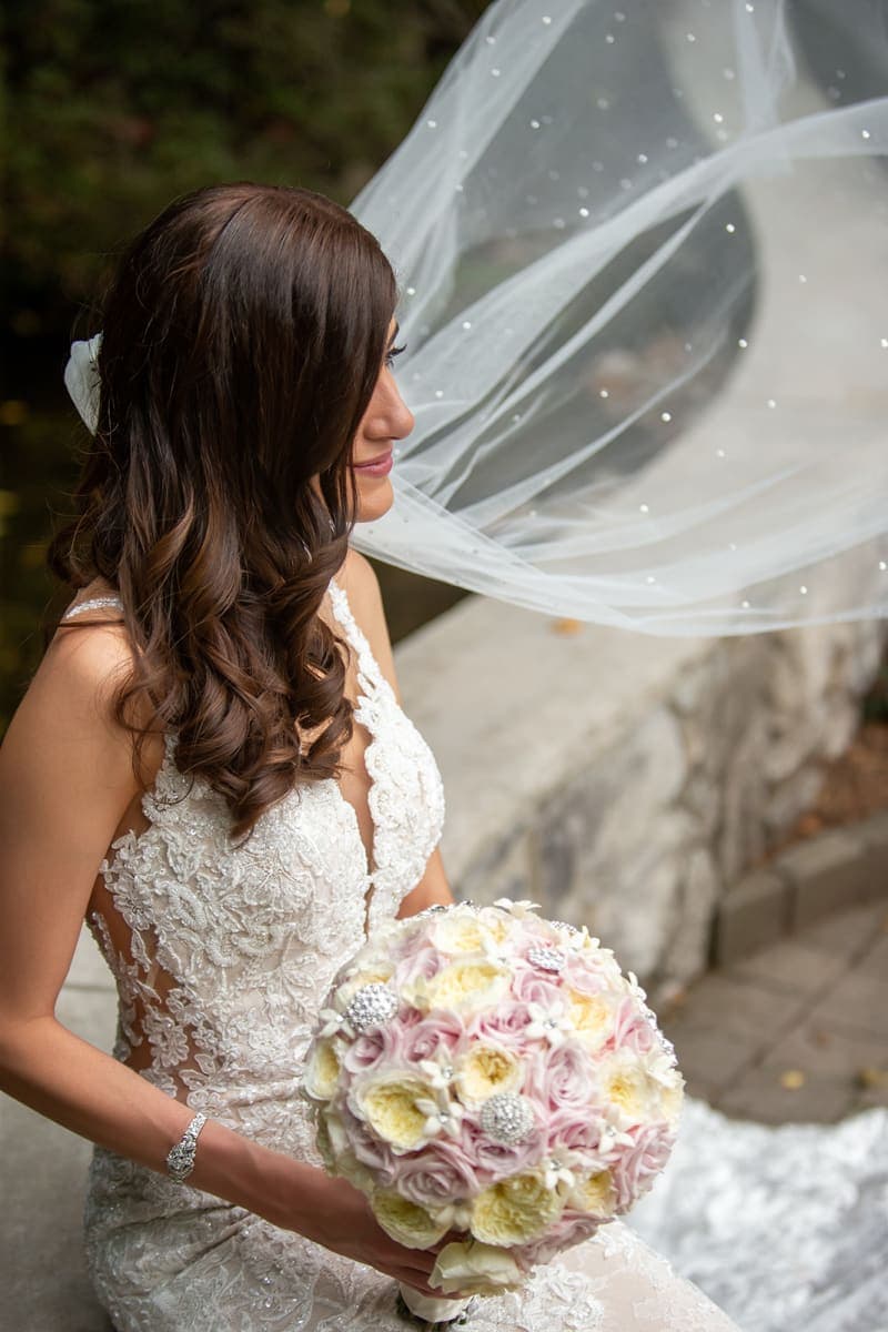 Wedding party portrait